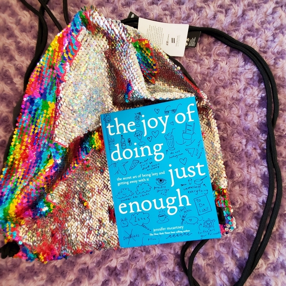 •Sequin reversible drawstring backpack •NWT•2 - Picture 3 of 16